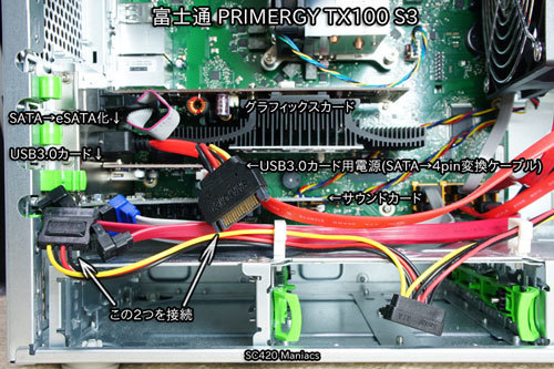 富士通 PRIMERGY TX100 S3 サブマシン化: 024m2.com