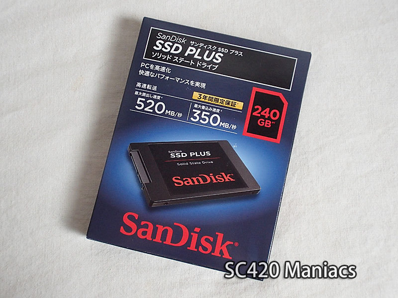 SanDisk SSD Plus SDSSDA240G-J25C レビュー: 024m2.com